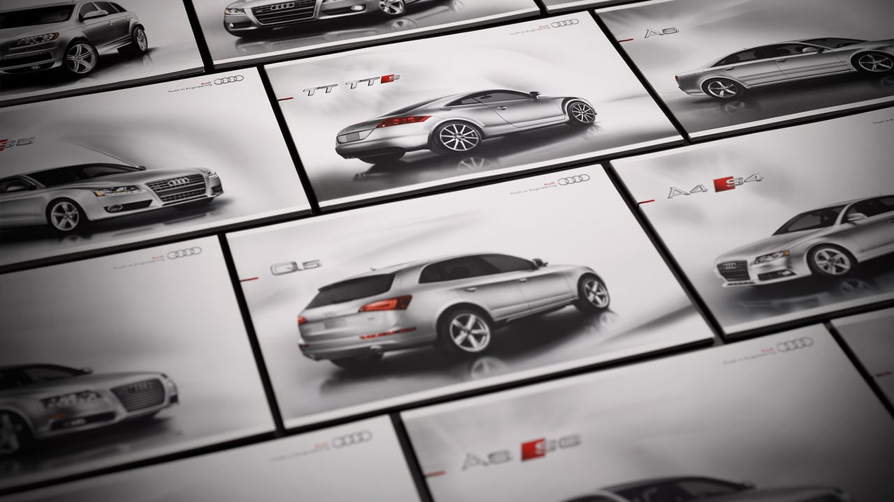 Audi of America Printed Car Catalogs