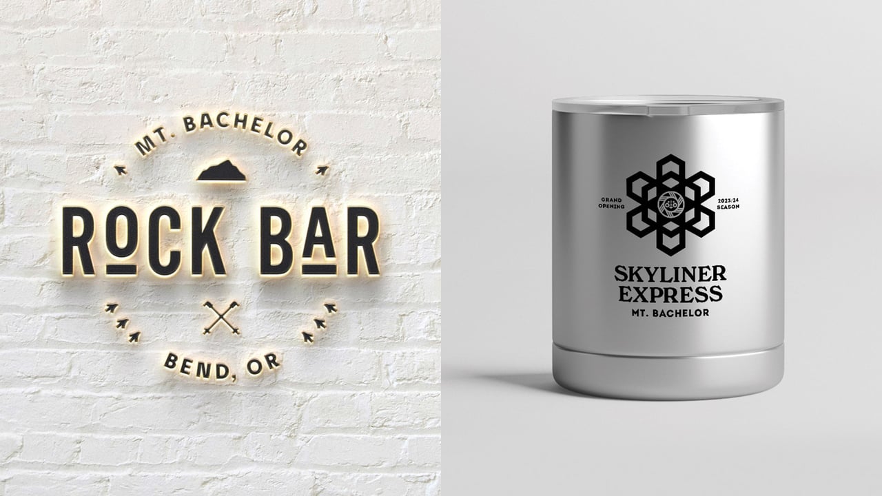 Mt. Bachelor Rock Bar Identity & Skyliner Express Identity