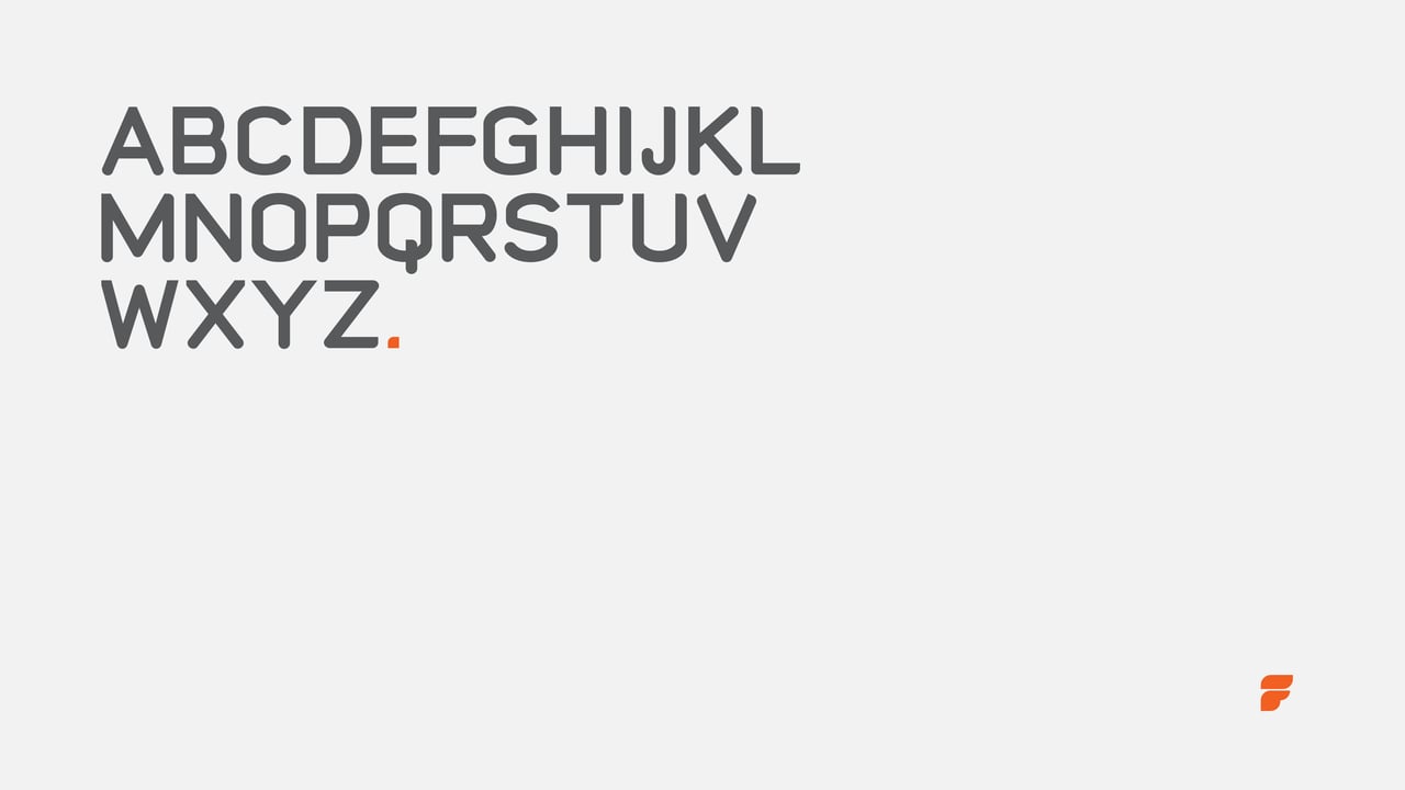 Factory Design Labs Brand Identity - Custom Font System